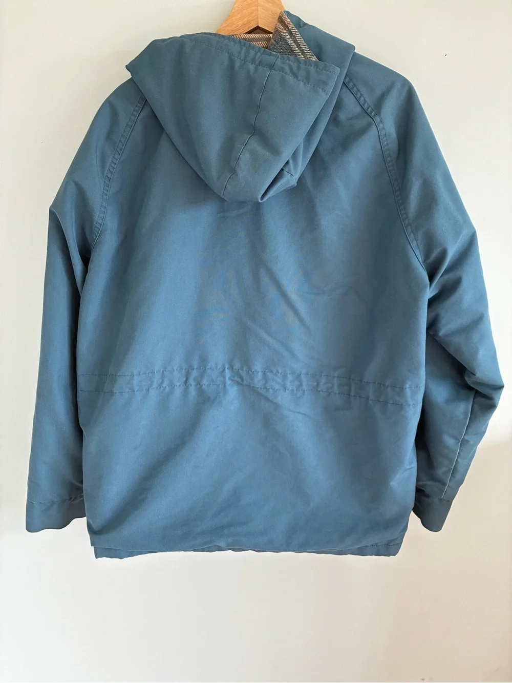 VTG 80s American Jac Mountain Parka Blue Jacket Lined XL Gorpcore *Clean, Flaws